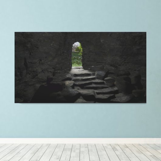 60" x 40" Leinwand Art w'Gateway to 2024 (Insitu (Holzboden))