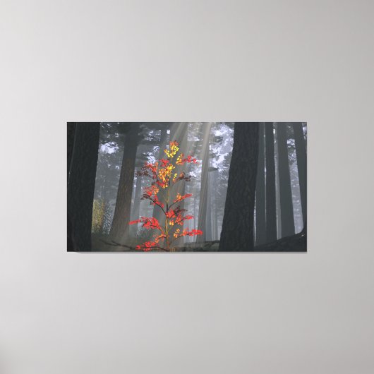 60" x 40" Leinwand mit "Fledgling" Bild (Vorderseite)