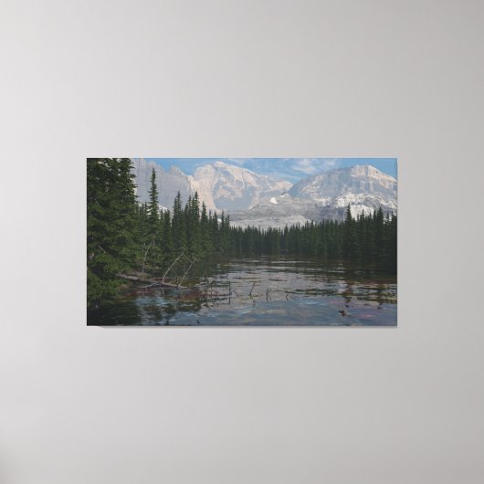 60" x 40" Leinwand Poster mit "Boreal Stream" Bild (Vorderseite)