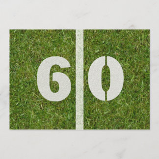 60. Yard-Geburtstags-Party! Kundengerechte Einladung
