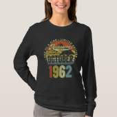 60 Year Old Awesome Since October 1962 60th Birthd T-Shirt (Vorderseite)