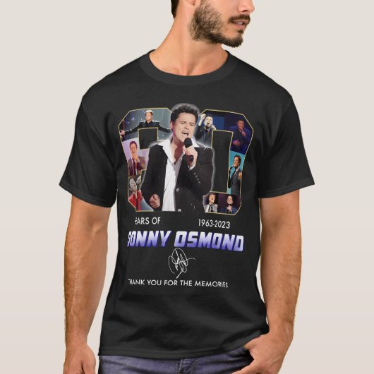 60 Years Of 19632023 Donny Osmondhank You Forhe Me T-Shirt (Vorderseite)
