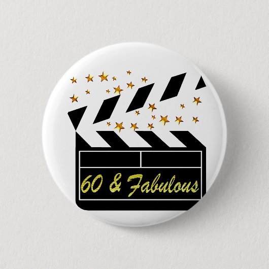 60 YR ALTER FILMSTAR BUTTON (Vorderseite)