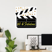 60 YR ALTER FILMSTAR POSTER (Heimbüro)