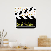 60 YR ALTER FILMSTAR POSTER (Küche)