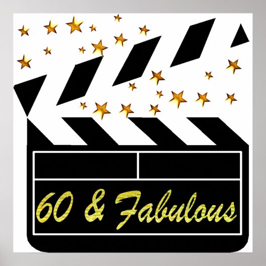 60 YR ALTER FILMSTAR POSTER (Vorne)