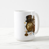 60 & zeitlos - Steampunk-Feier Kaffeetasse (VorderseiteRechts)