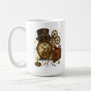 60 & zeitlos - Steampunk-Feier Kaffeetasse
