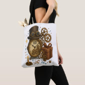 60 & zeitlos - Steampunk-Feier Tasche (Von Nahem)