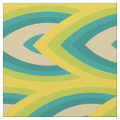 60er 70er Mod Retro-Patron Stoff (Nahaufnahme)