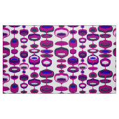 60er 70er Mod Retro-Stoffmuster Stoff (Fat Quarter (45,7 x 55,9 cm))
