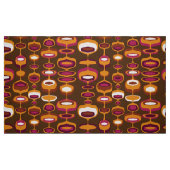 60er 70er Mod Retro-Stoffmuster Stoff (Fat Quarter (45,7 x 55,9 cm))
