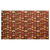 60er 70er Mod Retro-Stoffmuster Stoff (Yard (91,4 cm))