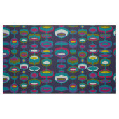 60er 70er Mod Retro-Stoffmuster Stoff (Fat Quarter (45,7 x 55,9 cm))