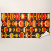 60er 70er Mod Retrotuch Strandtuch (Vorderseite)