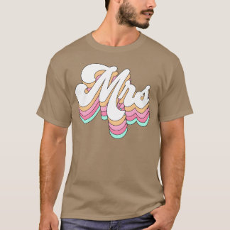 60er 70er Mrs For Future Bride Neuer Braut-Shower T-Shirt
