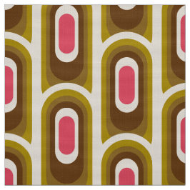 60er-70er-Muster im Retrostil Stoff