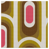 60er-70er-Muster im Retrostil Stoff (Nahaufnahme)