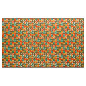 60er 70er nostalgisches Retrogewebe Stoff (Yard (91,4 cm))