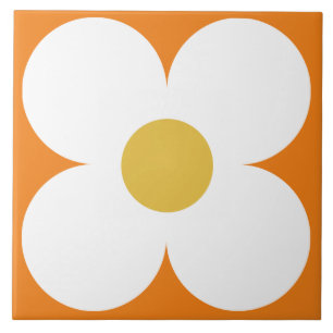 60er 70er Retro Blume Fliese