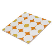 60er 70er Retro Blume Fliese (Seite)