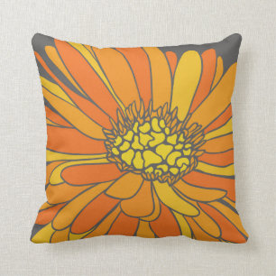60er 70er Retro Blume Kissen
