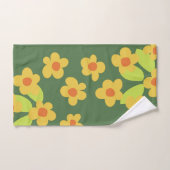 60er 70er Retro-Blumen Mod-Badehandtuch-Set Badhandtuch Set (Handtuch)