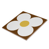 60er 70er Retro-Blumentafel Fliese (Seite)