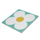60er 70er Retro-Blumentafel Fliese (Seite)