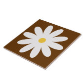 60er 70er Retro-Blumentafel Fliese (Seite)