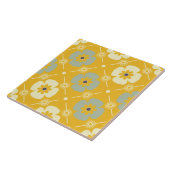 60er 70er Retro-Blumentafel Fliese (Seite)