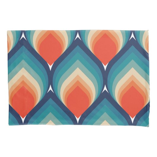 60er 70er Retro-Kissen Hüllen Kissenbezug (Vorderseite)