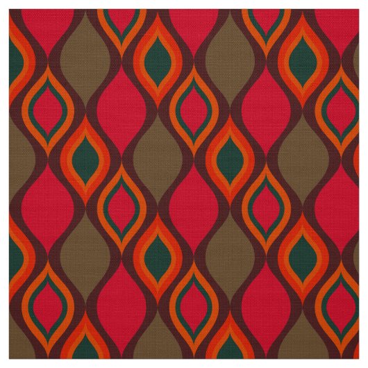 60er 70er Retro Mod Stoff (Muster)