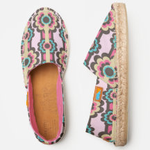 60er/70er Retro Stil farbenfrohe Blume