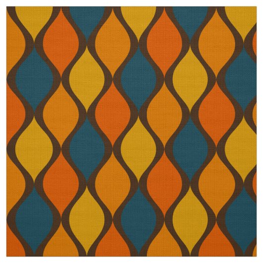 60er 70er Retro Superfarbpalette Stoff (Muster)