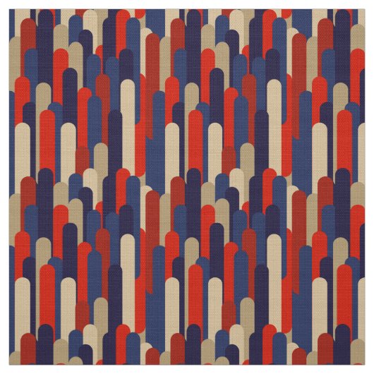60er 70er Retro Vintages Gewebe Stoff (Muster)