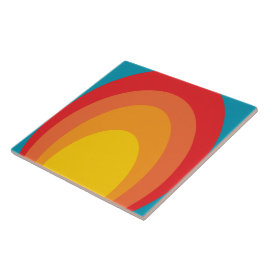 60er 70er Retromuster Keramik Fliese