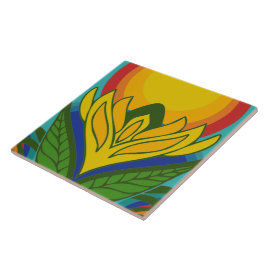 60er 70er Retromuster Keramik Fliese