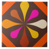 60er 70er Retromuster Keramik Fliesen (Vorderseite)