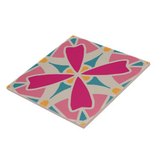 60er 70er Retromuster Keramik Fliesen