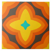 60er 70er Retroziegel Fliese (Vorderseite)