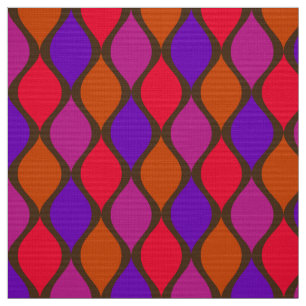 60er 70er Super Retro Farbpalette Stoff