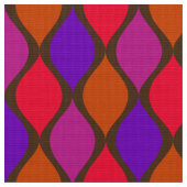 60er 70er Super Retro Farbpalette Stoff (Nahaufnahme)