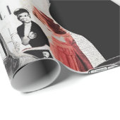 60er Abstrakt Collage Geschenkpapier (Rolleneckpunkt)