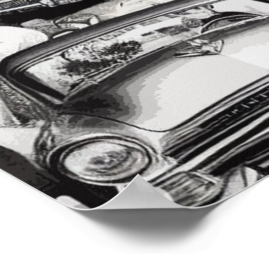 60er Abstrakt Collage Poster (Ecke)