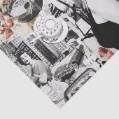 60er Abstrakt Collage Seidenpapier (Ausschnitt)