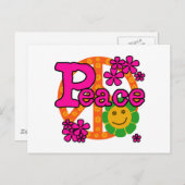 60er Art-Frieden Postkarte (Vorne/Hinten)