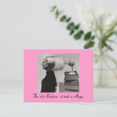 60er Beehive Hairdo Postcard Postkarte (Stehend Vorderseite)