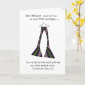 60er Bell Booms Funny 64th Birthday Gruß Karte (Gelbe Blume)