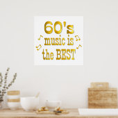 60er Best Poster (Küche)